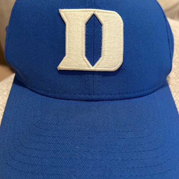 Nike Duke Fitted Hat Blue Dri-Fit - Picture 1 of 9